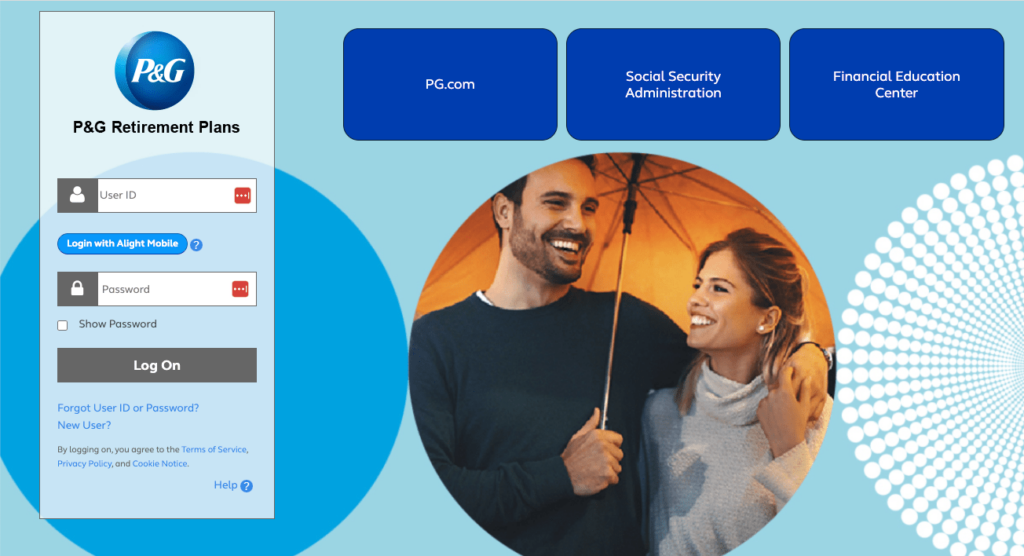 P&G Retirement Plans Website